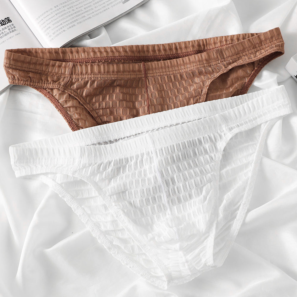 Breathable perforated briefs