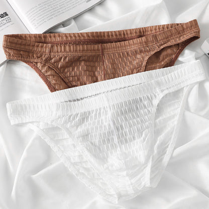 Breathable perforated briefs