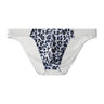 Leopard print transparent butt-covering briefs