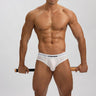 Simple ribbed cotton briefs