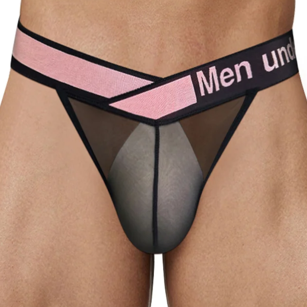 V-belt mesh briefs