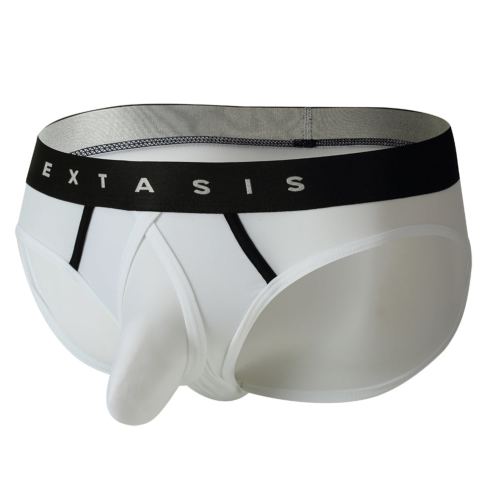 Letter Waistband Pouch Contoured Briefs