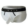 Letter Waistband Pouch Contoured Briefs