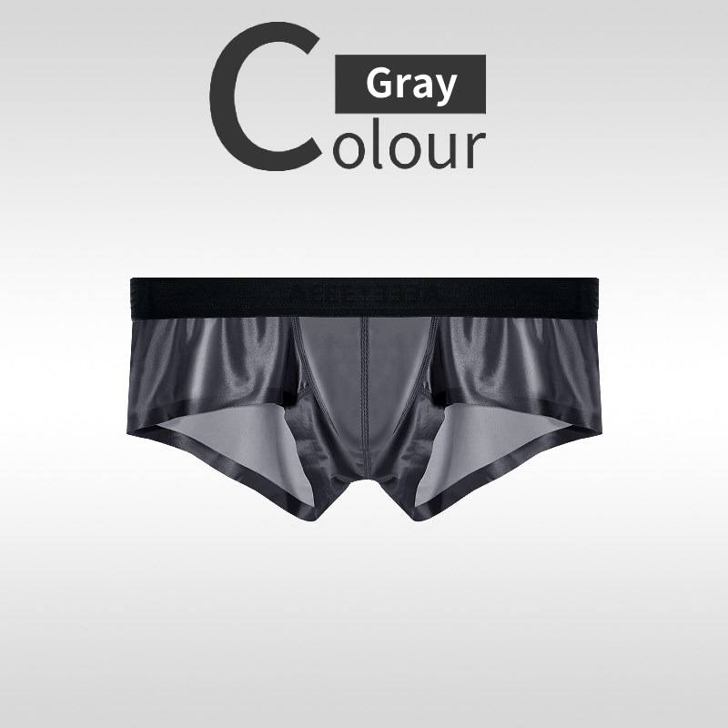 QS Glossy Satin Stretch Silky Boxer Briefs