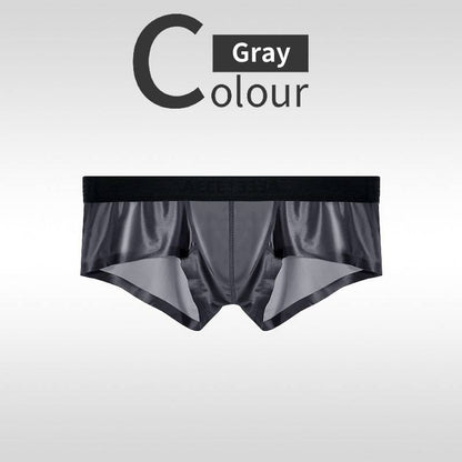 QS Glossy Satin Stretch Silky Boxer Briefs