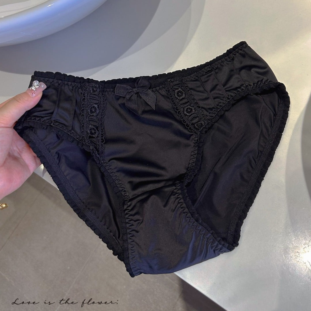 QS Satin Bow Panties