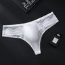 ZD Satin Lace Patchwork Thong
