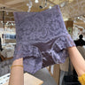 High-Waist Lace Jacquard Shaping Boyshorts