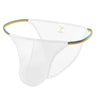 Multicolor Thin Ribbon Waist Ultra Sheer Low Rise Men's Briefs