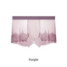 QS Ultra-thin Mesh Lace Sexy Boxer Briefs