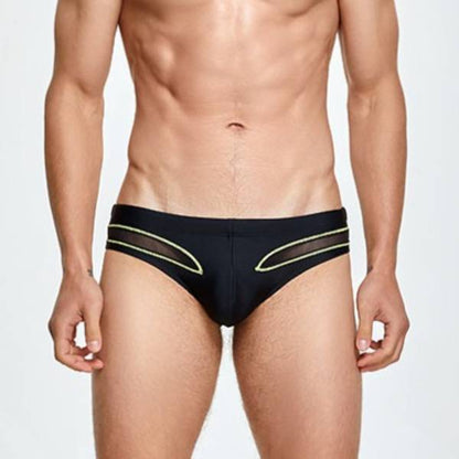 QS Sexy Cutout Transparent Beach Briefs
