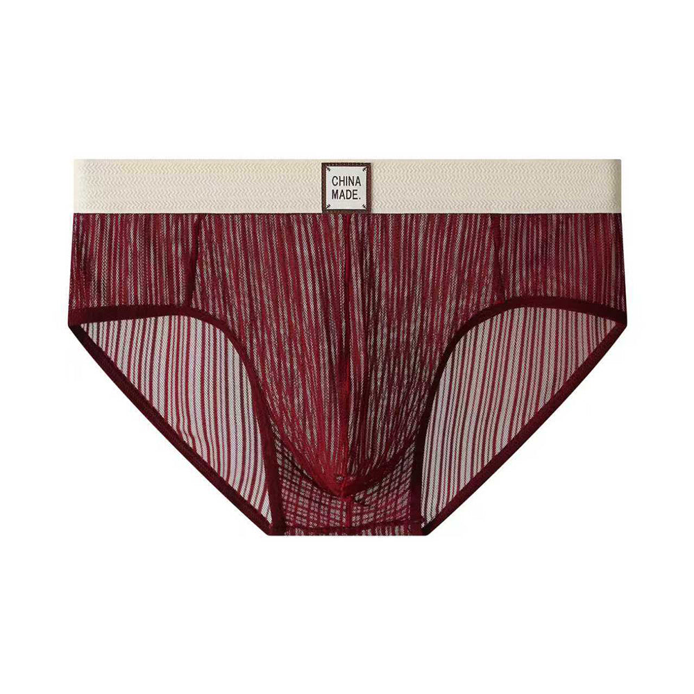 Transparent striped comfort underwear