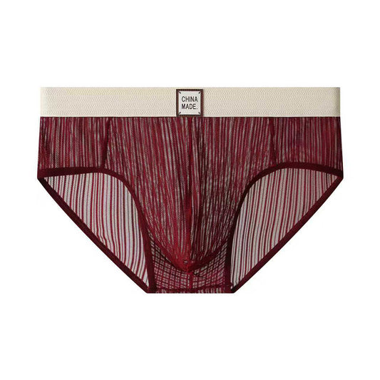 Transparent striped comfort underwear