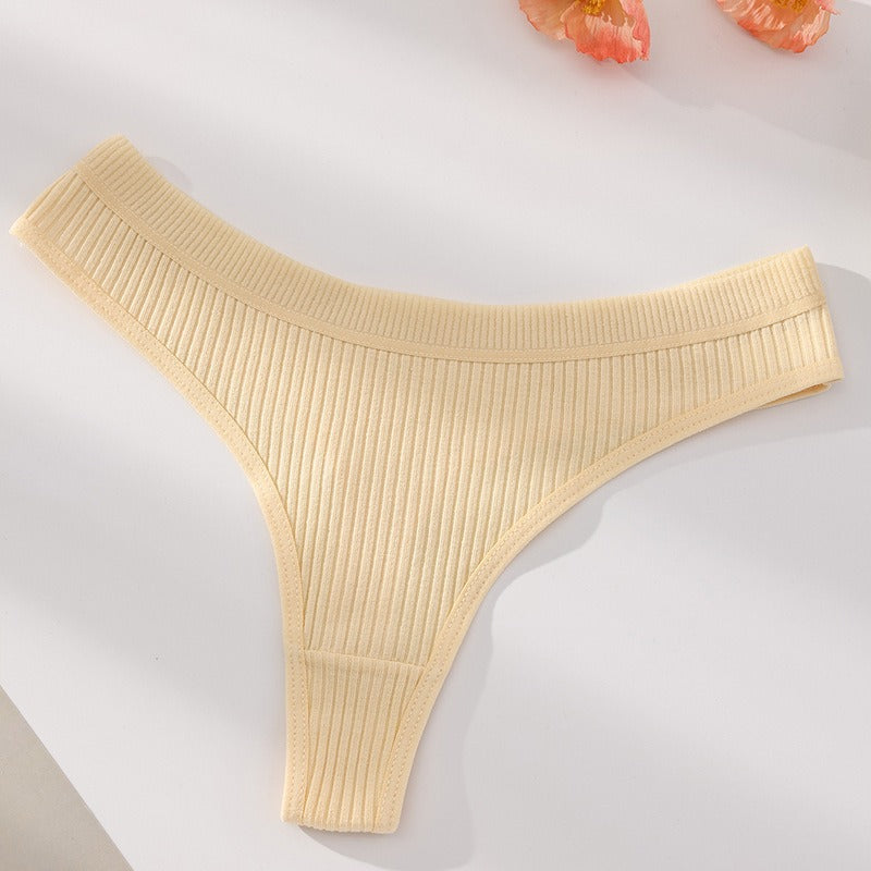 QS Sexy Ribbed Thong