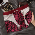 QS Leopard Print Patchwork Stretch Comfort Boxer Shorts