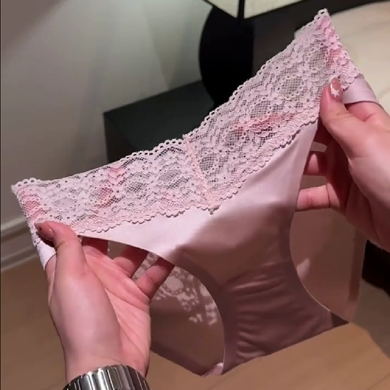 SZ Women Satin Lace Underwear