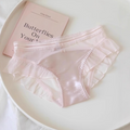 QS Pure Love Double Bow Satin Panties (4 Packs)