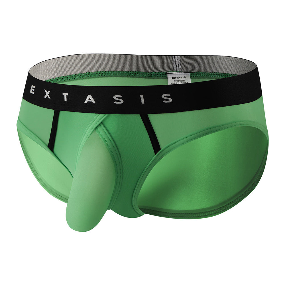 Letter Waistband Pouch Contoured Briefs