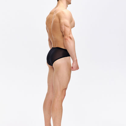Dual Waistband Buckle Low-Rise Briefs