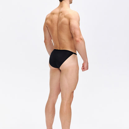 Simple multi-colored semi-transparent high-slit sexy underwear