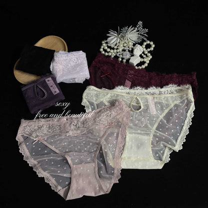 ZD Eyelash Lace Comfort Briefs