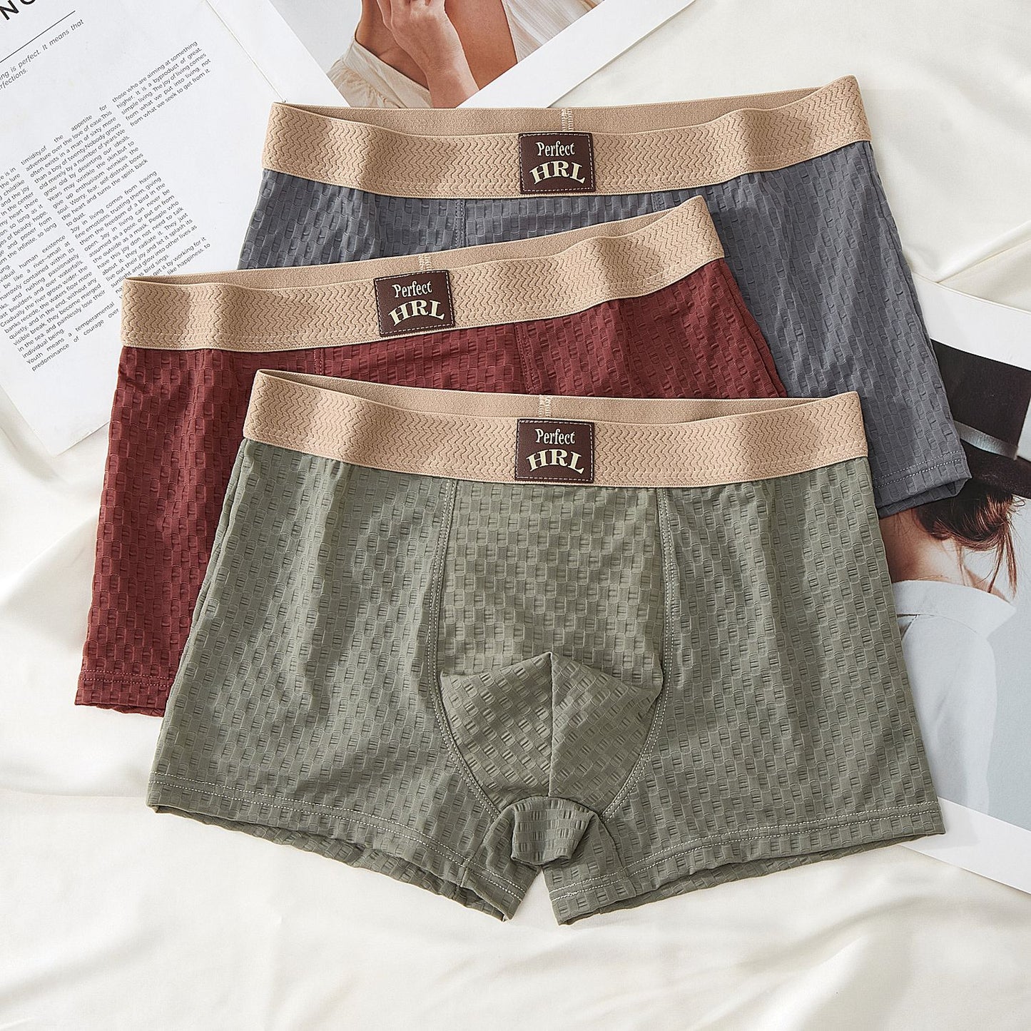 ZD Check Breathable Cotton Briefs