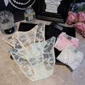 ZD Bow Lace Crystal Briefs