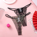 ZD Peacock Feather Embroidered Briefs