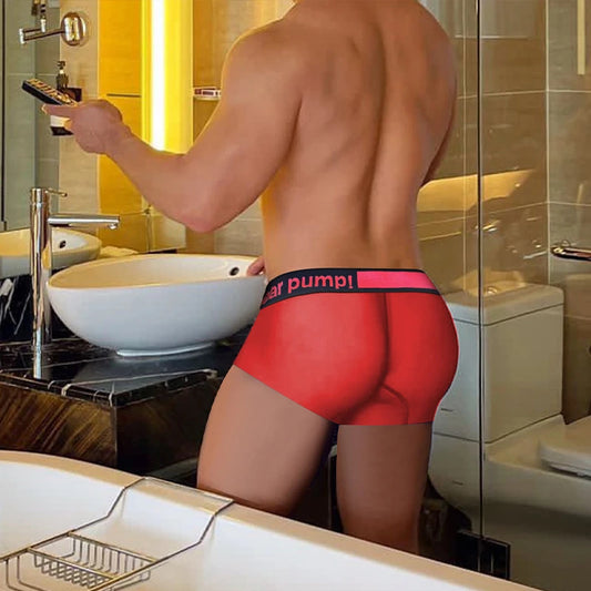 Cross-belt transparent boxer briefs