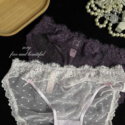 ZD Eyelash Lace Comfort Briefs