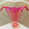 ZD  Black Embroidered Rose Briefs