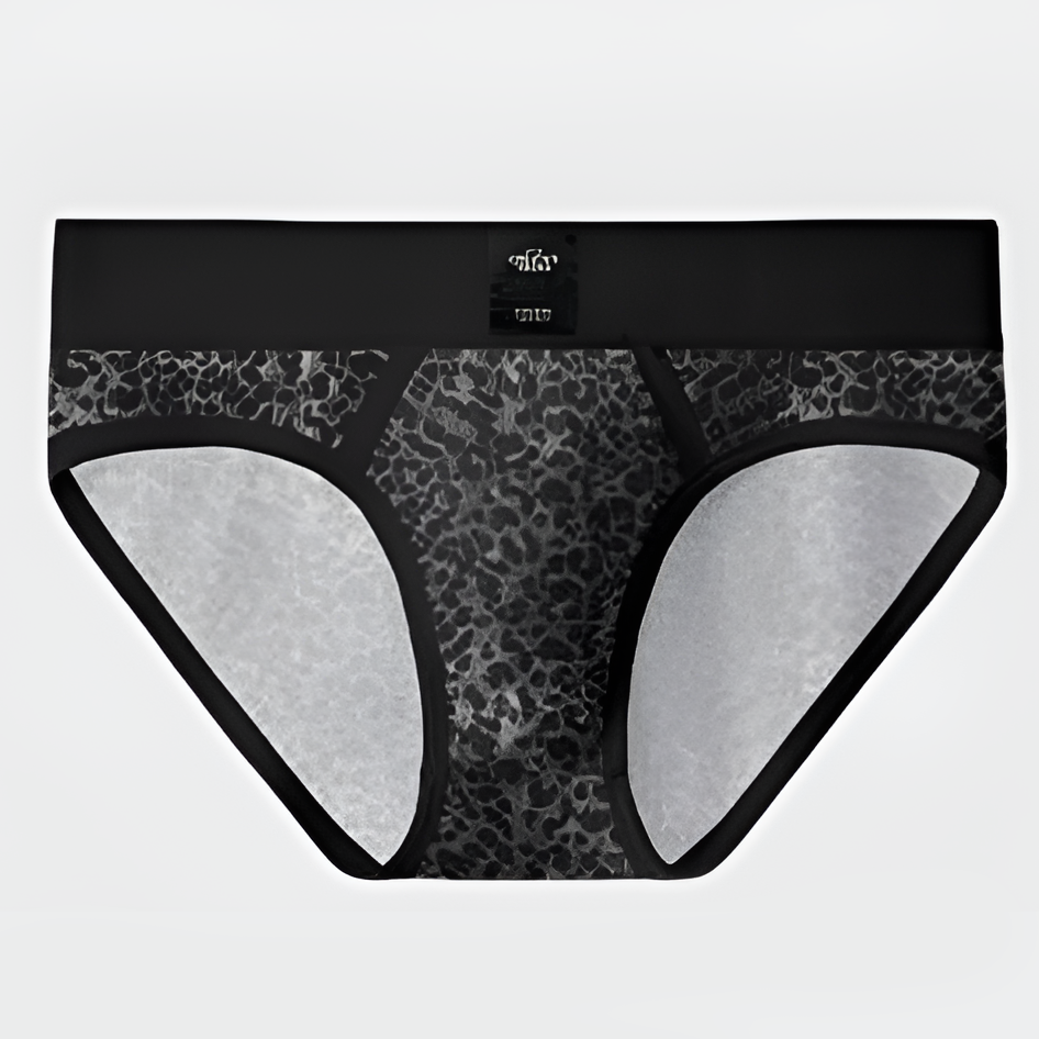 Textured Mesh Low-Rise Briefs