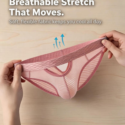 ZDStriped Sheer Briefs