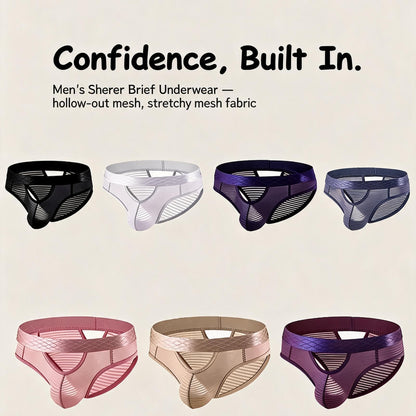 ZDStriped Sheer Briefs