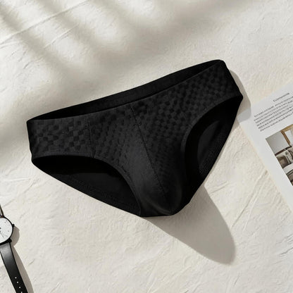 ZDSolid Plaid Print Thong