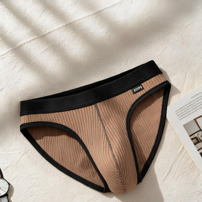 ZDBlack-Trim Pure Cotton Briefs