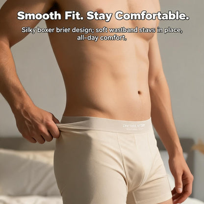 ZD Gold-Foil Satin Boxer Briefs