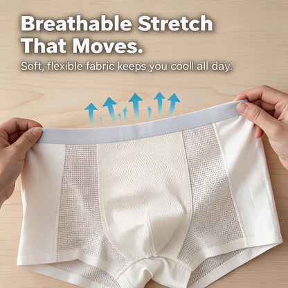 ZD  Cut-Out Silk Boxer Briefs