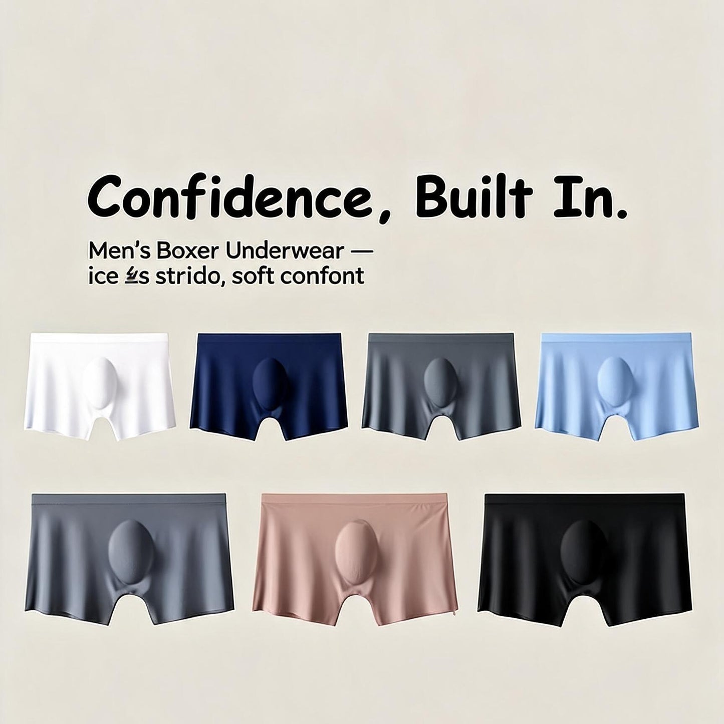ZD Seamless Skin-Feel Boxer Briefs