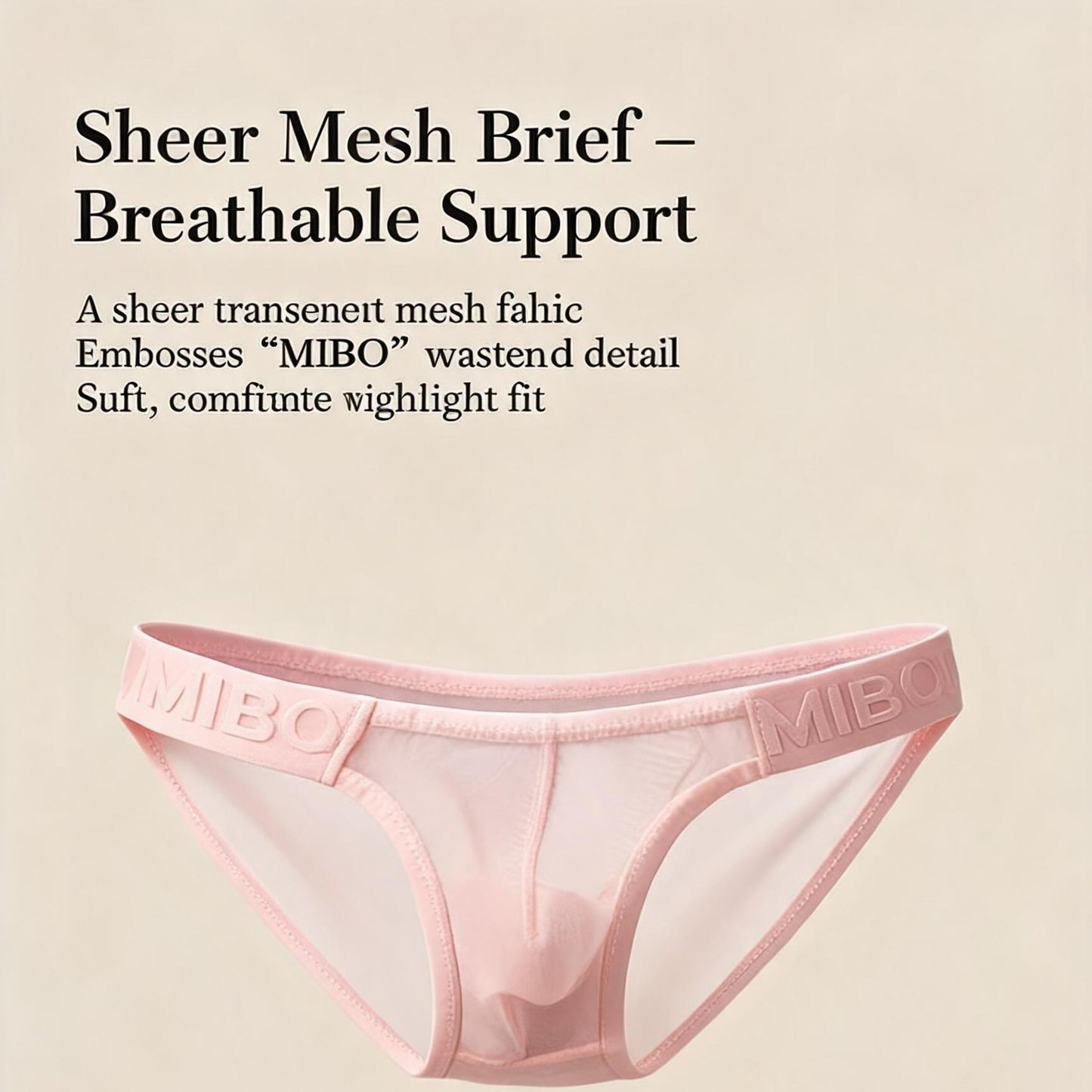 ZD  Full Sheer Mesh Briefs