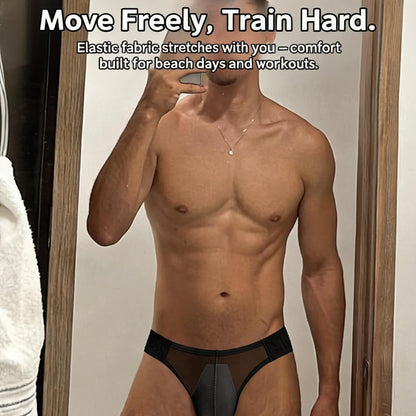ZD  Full Sheer Mesh Briefs