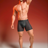 Full Honeycomb Mesh Breathable Anti-Chafing Long Leg Boxer Briefs