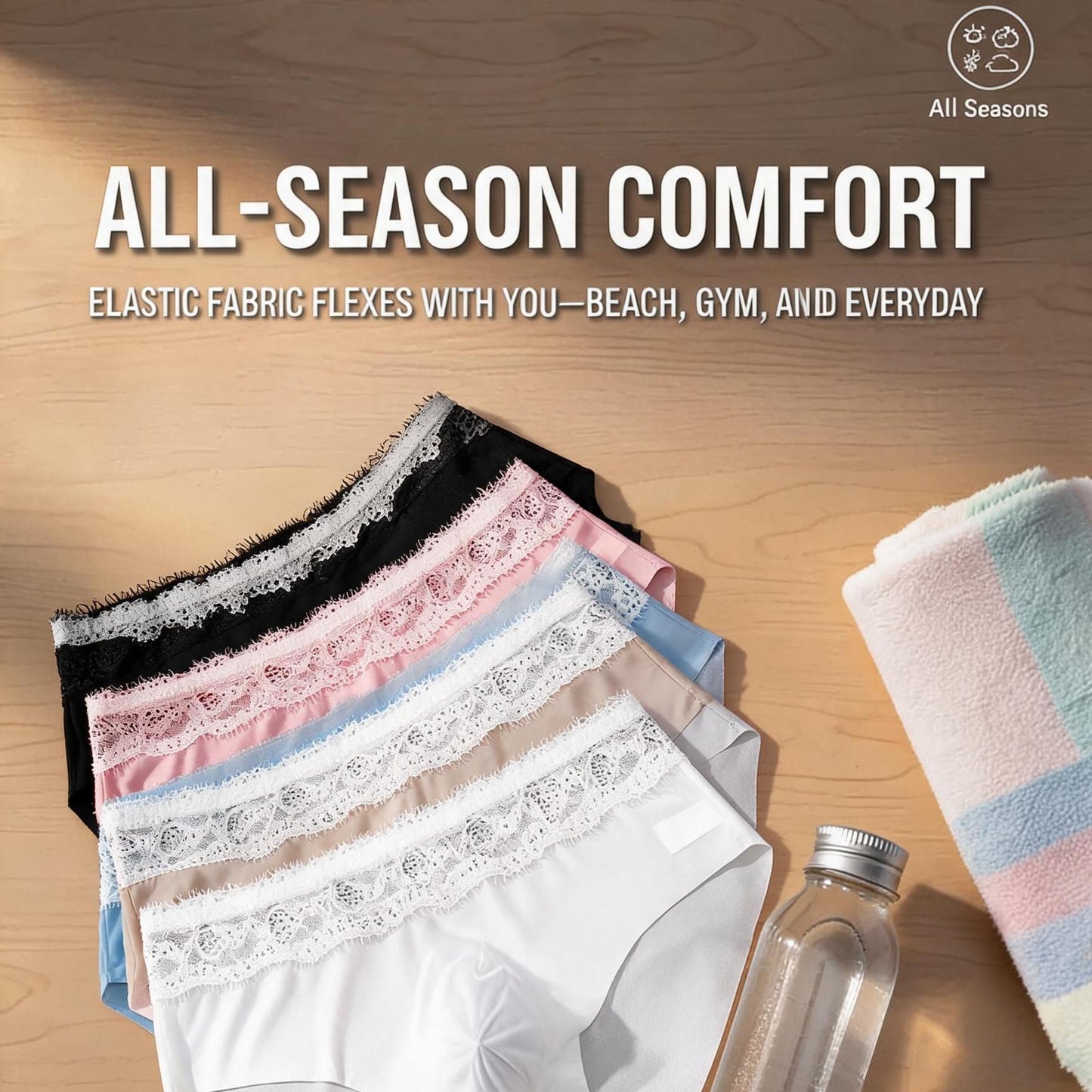 ZD Cool Ice Silk No Trace Briefs