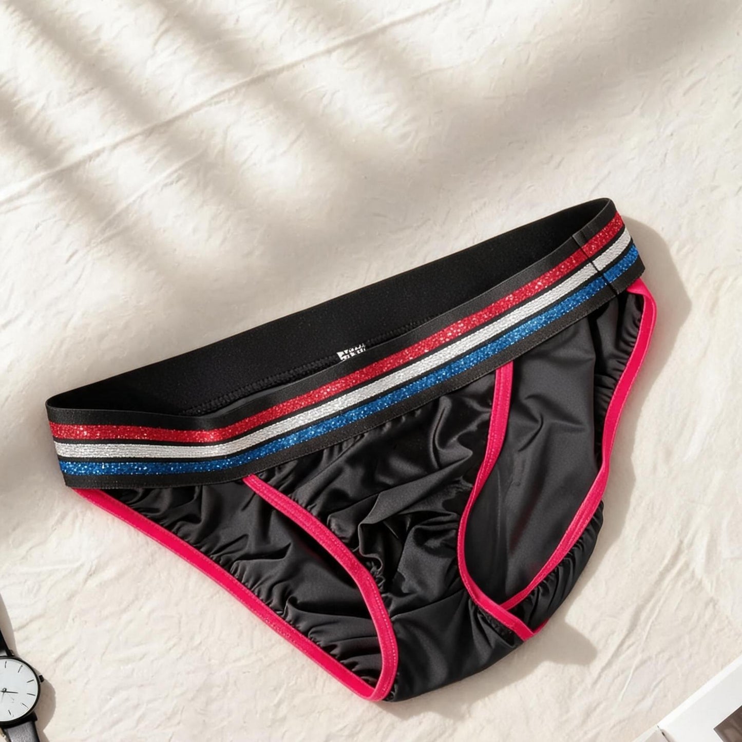 ZD Vibrant Strap Shiny Men Briefs