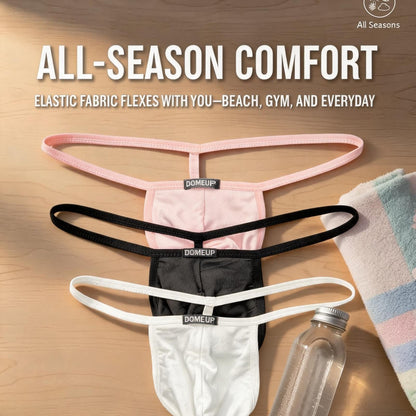 ZD 【tailor‑crafted】Skinny Strap Silky Men Thong