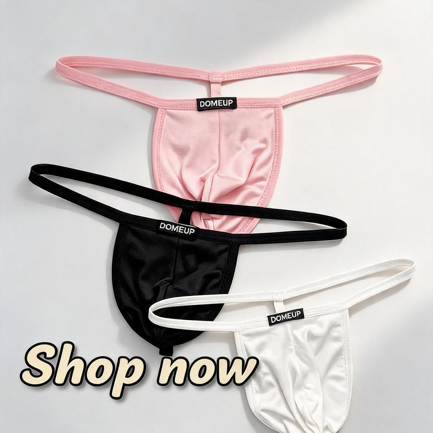 ZD 【tailor‑crafted】Skinny Strap Silky Men Thong