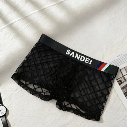 ZD Full‑Mesh See‑Through Breathable Boxers
