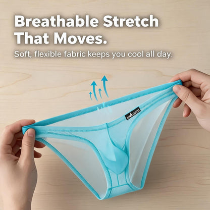 ZDSheer Mesh See‑Through Men Briefs