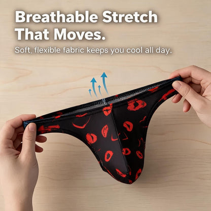 ZD 3D Pouch Printed Men Thong