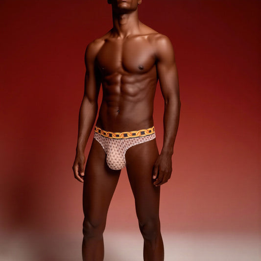 ZD Trendy Waistband Printed Thong